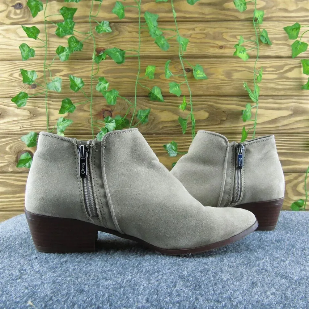 Circus by Sam Edelman  Women‎ Ankle Boots Brown Leather Zip Size 7 Medium